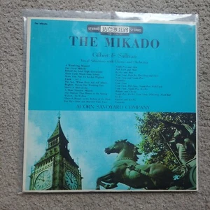 Gilbert & Sullivan "The Mikado" ACORN SAVOYARD LP Vinyl Record CLASSICAL - Picture 1 of 3