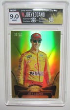 2018 Panini Joey Logano Certified Mirror Gold 6/25 HGA 9 Mint Short Print