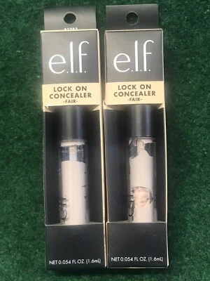 2 Pack Elf (e.l.f.) Lock On Concealer Cream 1.6ml  Dark New - Image 1 of 4