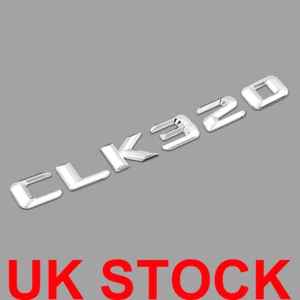 Chrome Silver Rear Trunk Letters 3D Styling Badge AMGs for CLK 320 Class UKSTOCK - Picture 1 of 5