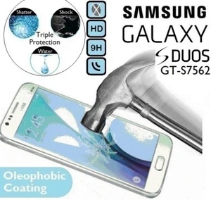 100% Genuine Tempered Glass 9H Screen Protector S7562 For Samsung Galaxy S Duos - Picture 1 of 2