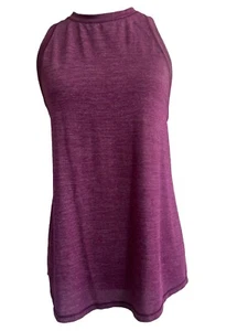 LULULEMON Magenta kleine Streifen Tie Back Muscle Tank Top Gr. 4 Silverescent® - Bild 1 von 11