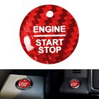 Sporty Red Carbon Fiber Push Start Button Decoration for Ford F 150 Raptor