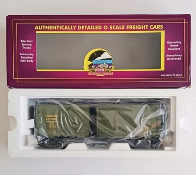 MTH ELECTRIC TRAINS O SCALE CANADIAN NATIONAL 40' ARR BOXCAR No. 20-93225 - Image 1 of 3