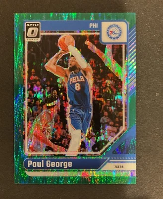 Amortiguador verde Donruss Optic Paul George #100 2024-25/149 (#'d) Foto 1 de 4