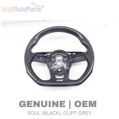 AUDI S5 SPORTBACK B9 2018-2024 - Volante deportivo de 3 radios (fondo plano) Foto 1 de 4