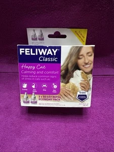 Feliway Classic Happy Cats Calming Diffuser 30 Day x2 Refill EXP 01/2028 - Picture 1 of 1
