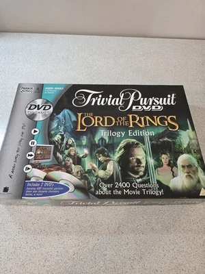 Trivial Pursuit DVD Lord of the Rings Trilogy Edition Board Game Complete - Image 1 of 4