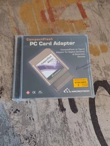 Microtech Digital FlashFilm CFA CompactFlash Adapter CF To PCMCIA Card NOS - Picture 1 of 3