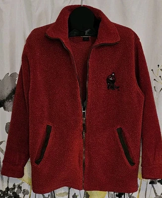 Винтажный Marc Tetro Канада ярлык красный хоккей кленовые листья флисовая шерстяная куртка Sz S-m - Изображение 1 из 4