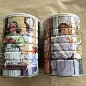 2 Vintage Maxwell House Coffee Tin Can 1993 Collectibles - Picture 1 of 4