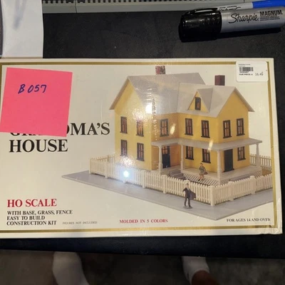 Model Power 487 HO Scale Grandma's House Building Kit SEALED UNOPENED B057 - Image 1 of 2