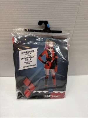 DC Comics Harley Quinn 6 piezas Disfraz Niña Talla L (12-14) Juegos con disfraces, Halloween NUEVO Foto 1 de 3