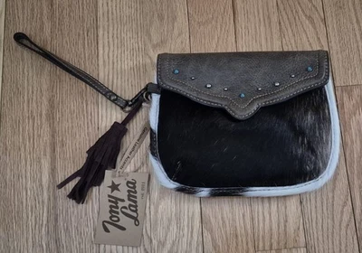 Muñequera Tony Lama para mujer marrón blanca negra atigrado nueva con etiquetas estilo #2192810 Foto 1 de 4