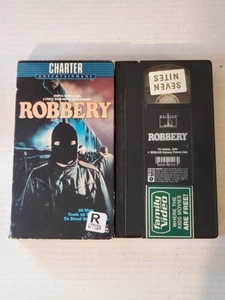 Robbery - VHS Charter Entertainment James Booth - Rare! Family Video Rental - Bild 1 von 5