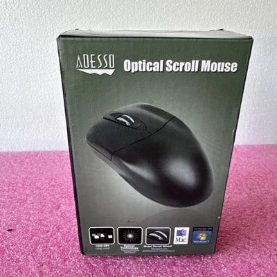 NEW Adesso HC-3003US 3-Button Optical Scroll Mouse - Image 1 of 4