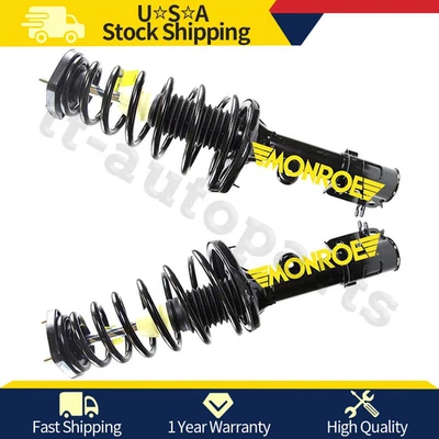 Par de puntales traseros completos Monroe y muelles helicoidales para Hyundai Tucson 2005 2006 Foto 1 de 4