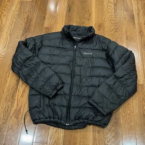 Chaqueta negra de relleno Marmot Pullover 800 para hombre talla L - Imagen 1 de 11