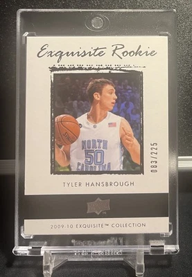 2009-10 Exquisite Collection Rookie #54 Tyler Hansbrough #d /225 RC Pickleball - Image 1 of 2