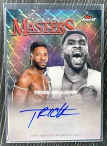 2025 Topps Finest WWE Wrestling Trick Williams Masters Auto Refractor #FM-WIL - Picture 1 of 10