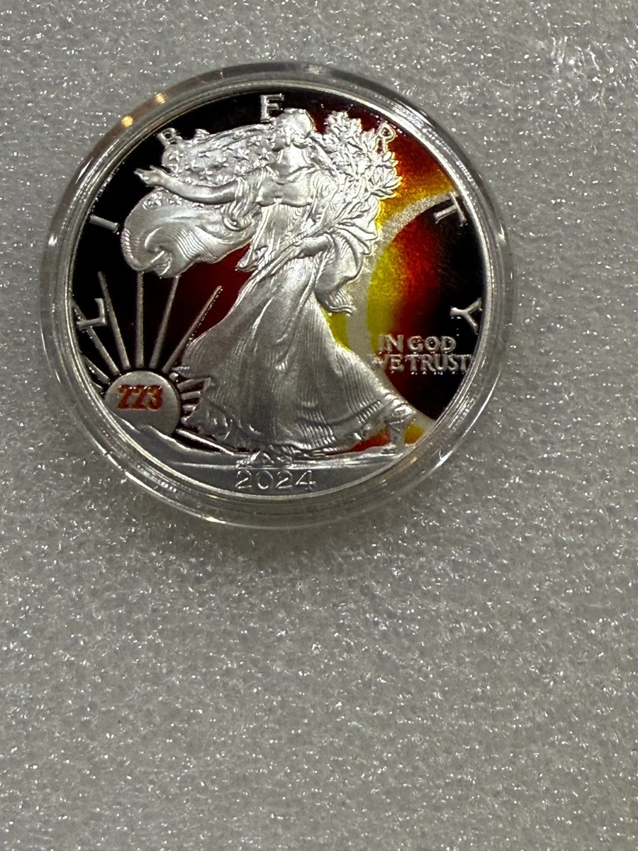 Colorized Silver Eagle | eBay