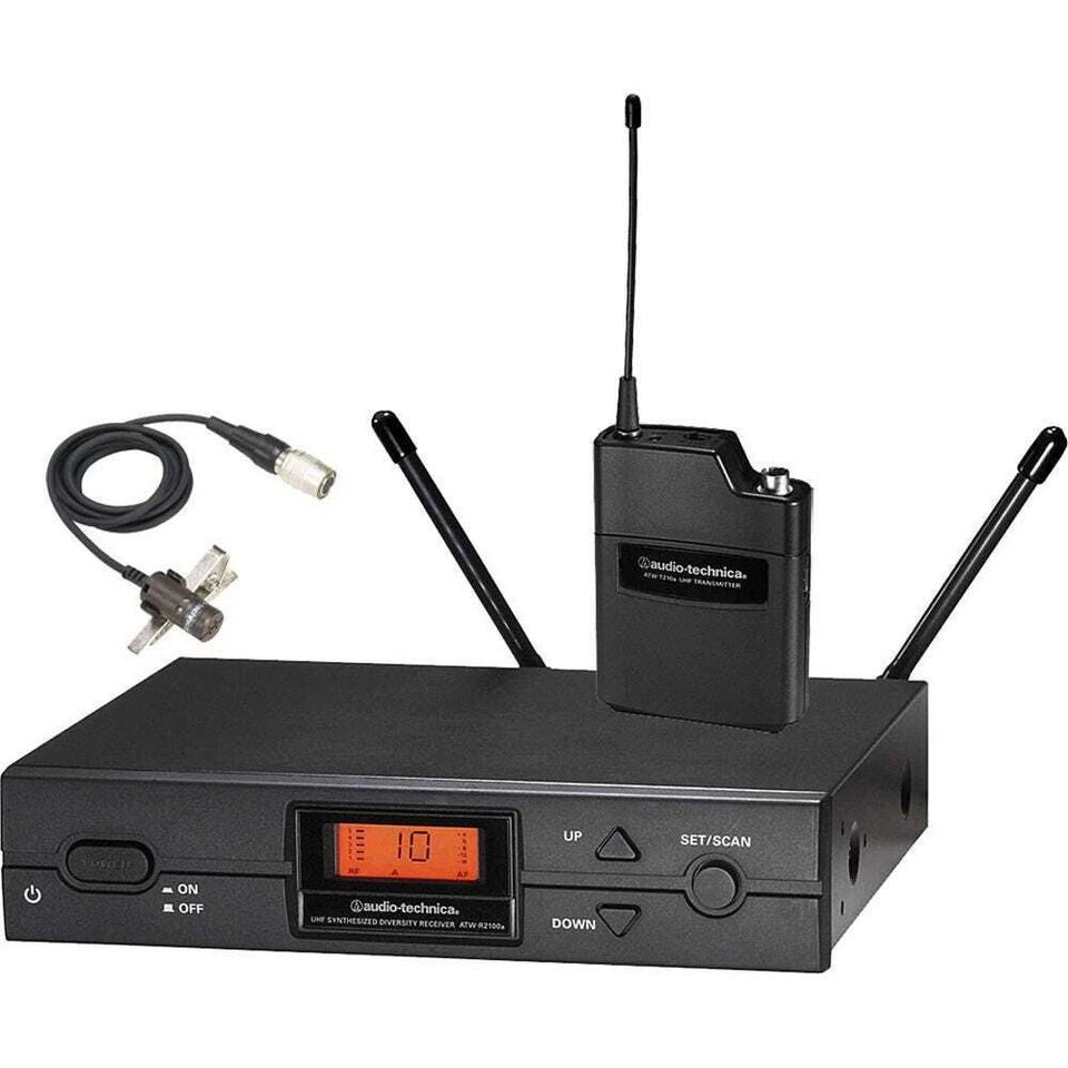 Audio-Technica ATW-2129CI 2000 Series Wireless Lavalier Microphone System
