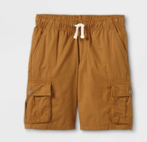 NEW Cat & Jack Boy's Brown Pull On Cargo Shorts Size Small 6/7 - Picture 1 of 1