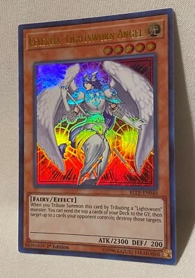 Yu-Gi-Oh Celestia Lightsworn Angel Ultra Rare 1st Edition BLLR-EN040 - Image 1 of 4