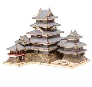 Matsumoto Castle ki-gu-mi Wooden Art 3D Puzzle Color version New in Box - Bild 1 von 8