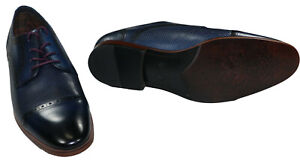 Tallia Vito Collection Men's Genuine Leather Cap Toe Dress Shoes NIB