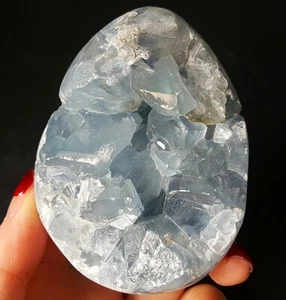 HOT 283.3 G Natural Uruguayan Bluestone Crystal Specimen YT24 - Picture 1 of 12