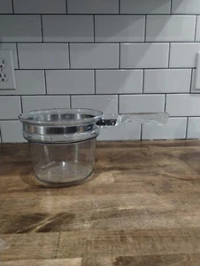 VTG Pyrex 1.5 QT 6283-U Flame Ware Glass Double Boiler Upper Insert 1.5QT No Lid - Picture 1 of 4