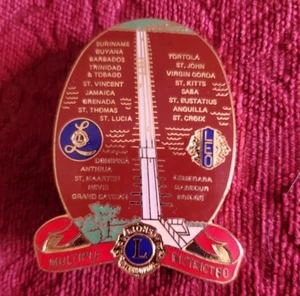 Lions Club Pins Multiples International Countries - Picture 1 of 2