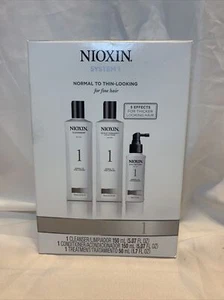 Nioxin System 1 Kit Noticeably Thinning Fine Hair Shampoo Conditioner Treatment - Picture 1 of 7