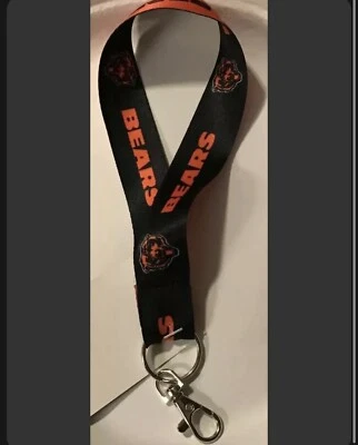 Chicago Bears Wincraft NFL Key Strap NEW.  1 Piece. Double Sided - Image 1 of 2