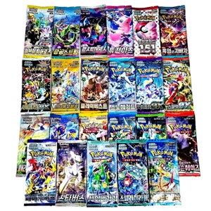 Pokemon TCG Cards RANDOM Booster 15 PACKS(KOREAN) Sealed 151 Surging Sparks etc - Picture 1 of 4