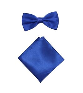 Men's Butterfly Pre-tied Bow tie and Pocket Square Hanky Set Wedding Party Prom