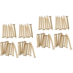 2 Count Kupfernägel Dachpappennägel Kabinendekor Aus Messing - Bild 1 von 12