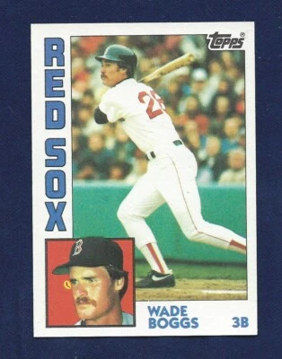 ONE 1984 TOPPS #30 WADE BOGGS SECOND YEAR CARD RAZOR SHARP PACK FRESH  - Image 1 of 2
