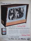 Publicité 1958 Téléviseur Pathé Marconi L'image De La Vie - Advertising
