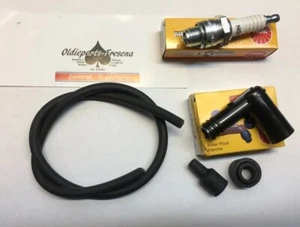 Zündkerzen Set NGK B6HS 7mm Zündkabel NGK Zündkerzenstecker Hercules Zündapp - Picture 1 of 1