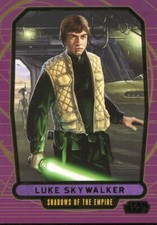 Star Wars Galactic Files Series 2 Gold Parallel [10] Base Card #534 Luke Skywal