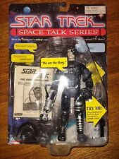 Vintage 1995 STAR TREK Space Talk Series HUGH BORG Toy ***NEEDS BATTERIES***