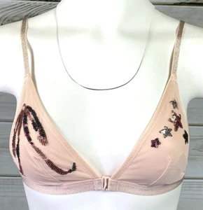 Victorias Secret Women's Pink Bra Bralette Starfish Jellyfish Size XS NWT A6511 - Picture 1 of 8