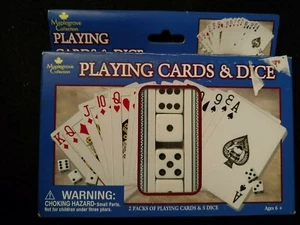 Classic Playing Cards & Dice Set 2 Decks Complete and 5 Dice by Cardinal  - Picture 1 of 2