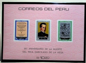 PERU Sc C248-50+C250a NH SET+S/S OF 1969 - VEGA - Picture 1 of 2