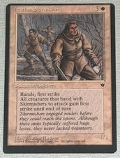 Icatian Skirmishers X1 Fallen Empires Miscut Magic The Gathering