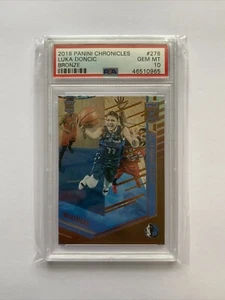 Luka Doncic 2018-19 Panini Chronicles Bronze Rookie Card #278 PSA 10 - Picture 1 of 5