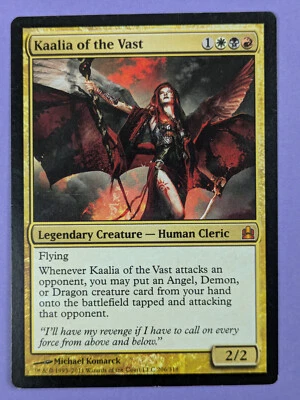 MTG Magic The Gathering: Commander 2011: Kaalia of the Vast #206/318 Mythic - NM - Image 1 of 4