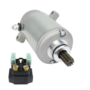 Starter for Yamaha 18758 Wolverine 350 YFM35FX 1995 with Relay 4KB-81890-00-00 - Picture 1 of 7